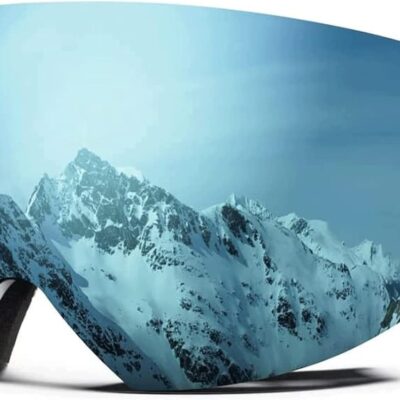 Anti-Fog Ski Goggles with Double-Layer Lens