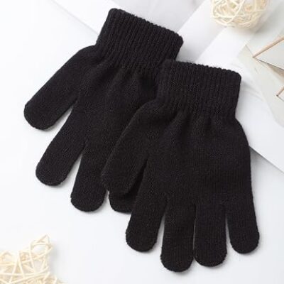 12-Pack Kids' Knit Gloves