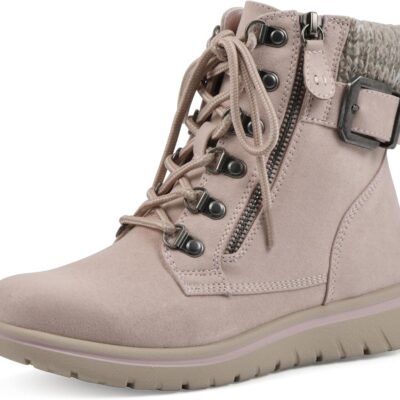 Women Cushioned Lace-Up Urban Hiking Ankle Boots