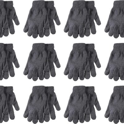 12-Pack Adult Stretch Knit Gloves